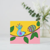 Art. van de Verrassing van Pasen het Oekraïense Feestdagenkaart (Staand voorkant)