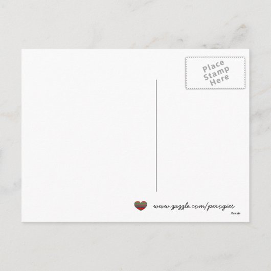 Art. van de Zegen van de lente het Oekraïense Feestdagenkaart (Achterkant)