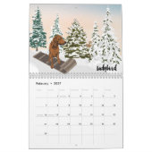 Art van een vergaderrooster 2021 kalender (Feb 2027)