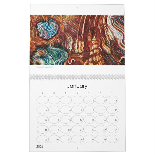 Art van Eric Wayne 2015 Agenda Kalender (Jan 2026)