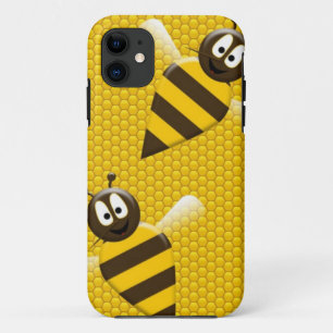 Art. van het Patroon van de Bijen van de Bij van iPhone 11 Hoesje
