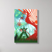 Art van het zomerfestival canvas afdruk (Voorkant)