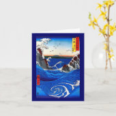 Art. van Hiroshige van de Stroomversnelling van Kaart (Gele Bloem)