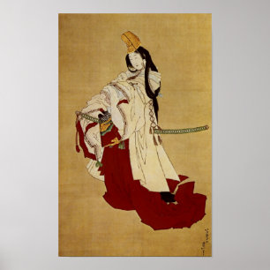 Art. van Hokusai van Shirabyōshi het Japanse Fijn Poster