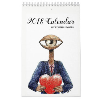 Art van Malik - Agenda 2018 Kalender