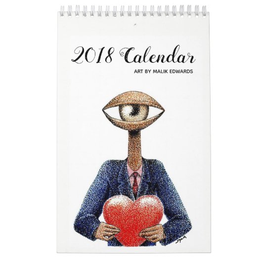 Art van Malik - Agenda 2018 (versie 2) Kalender (Hoes)