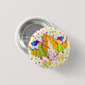Art van Micheal Charm Ronde Button 3,2 Cm (Voorkant /achterkant)