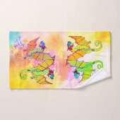Art van Micheal Dragons Hand Towel Handdoek (Handdoek)