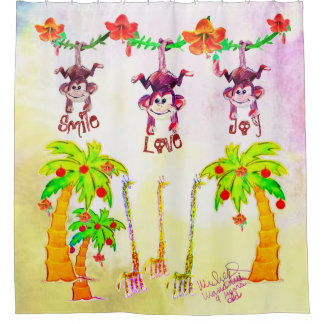 Art van Micheal Zion Shower Curtain Douchegordijn