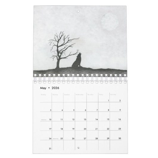 Art van Miranda Sue Hartmann Kalender (Mei 2026)