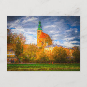 Art van Salzburg Oostenrijk Briefkaart