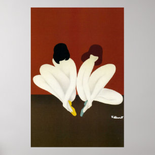 Art Villemot/Bally Lotus Poster Print