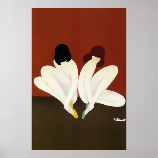 Art Villemot/Bally Lotus Poster Print (Voorkant)