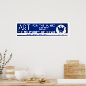 Art voor het publiek - WPA-Poster - Poster (Keuken)