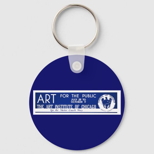 Art voor het publiek - WPA-Poster - Sleutelhanger (Voorkant)