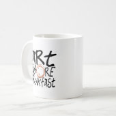 Art voor ontbijtmok koffiemok (Voorkant links)