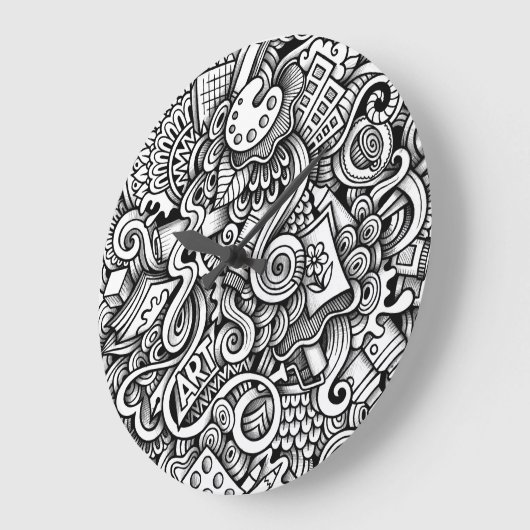 Art Wall Clock Grote Klok (Hoek)