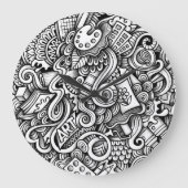 Art Wall Clock Grote Klok (Voorkant)