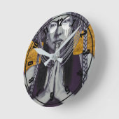 Art Wall Ronde Klok (Hoek)