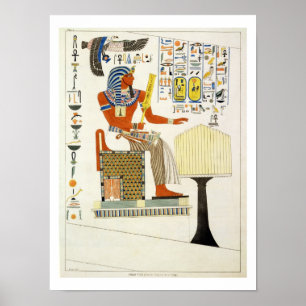 Art Wall van de Tombs of the Kings of Thebes , dis Poster