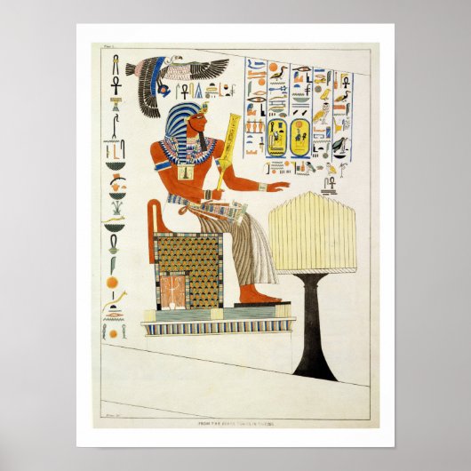 Art Wall van de Tombs of the Kings of Thebes , dis Poster (Voorkant)