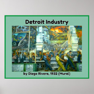Art Wall van Detroit Industry Poster