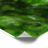 Art Waterverf Parrot Green Paraket Gift Poster (Hoek)