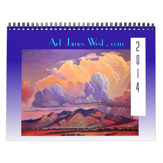 Art West 2014 Agenda! Fantastische wolken en wegen Kalender (Hoes)