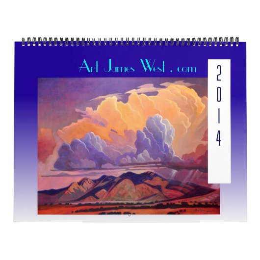 Art West 2014 Agenda! Fantastische wolken en wegen Kalender (Hoes)