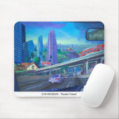 Art West MOUSEPAD - Los Angeles Double Vision Muismat (Met muis)