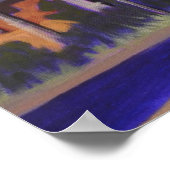 Art West POSTER - Een gele truck op Taos (Hoek)