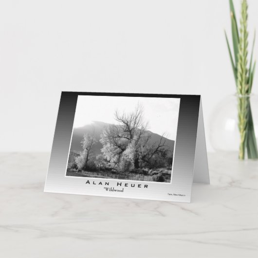 ART WEST Wenskaart - "Wildwood" Kaart (Voorkant)