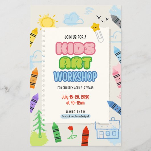 Art Workshop Flyer (Voorkant)