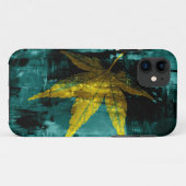 Art Yellow Leaf | Abstract schilderen Case-Mate iPhone Case (Achterkant (horizontaal))