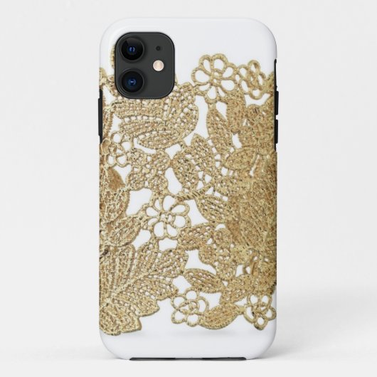 Artandra Gold Lace iPhone Hoesje (Achterkant)