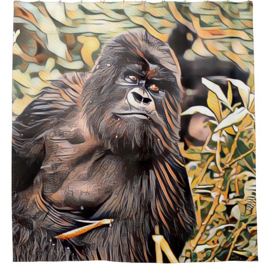 ArtAnimal Gorilla Douchegordijn (Voorkant)