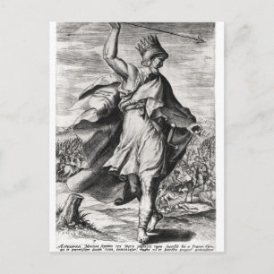 Artaxerxes II King of Persia Briefkaart