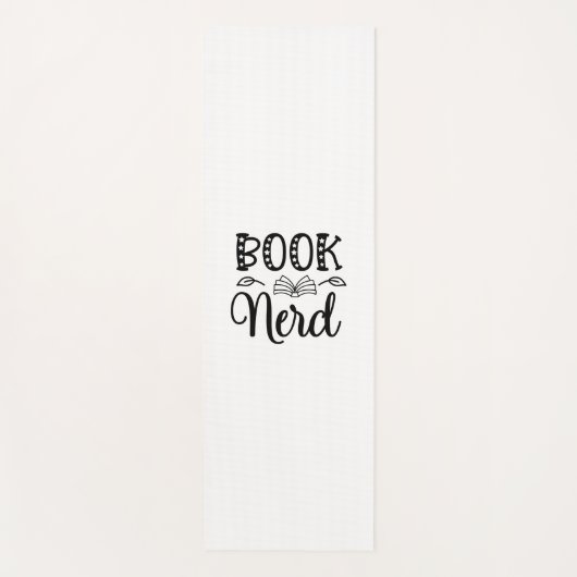 Artboeklezende nerd yogamat (Voorkant)