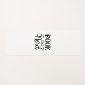 Artboeklezende nerd yogamat (Voorkant (horizontaal))