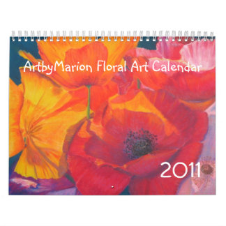ArtbyMarion Floral Art 2011 Agenda Kalender