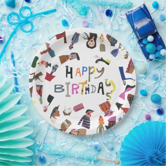 ARTCHER GELUKKIGE VERJAARDAG PAPIEREN BORDJE (Feest)