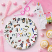 ARTCHER GELUKKIGE VERJAARDAG PAPIEREN BORDJE (Feest)