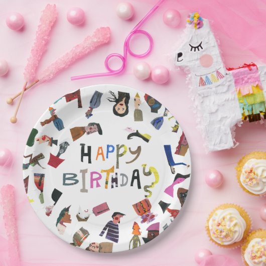 ARTCHER GELUKKIGE VERJAARDAG PAPIEREN BORDJE (Feest)