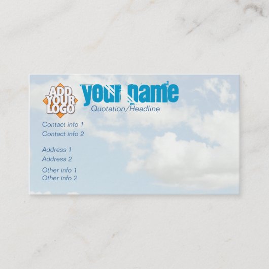 ArtClouds-Visitekaartje Visitekaartje (Voorkant)