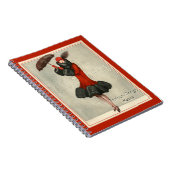 ArtDeco 20's Flapper/Fashion Illustration Notebook Notitieboek (Rechterzijde)