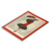 ArtDeco 20's Flapper/Fashion Illustration Notebook Notitieboek (Linkerzijde)