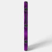 Artdeco Abstracte bloemen iPhone Hoesje (Linkerkant)