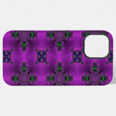 Artdeco Abstracte bloemen iPhone Hoesje (Achterkant horizontaal)