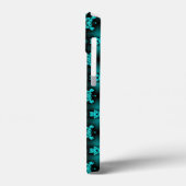 Artdeco Bloemen in Retro Stijl Case-Mate iPhone Case (Achterkant / Links)