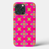 Artdeco bloemen in retro stijl Case-Mate iPhone case (Achterkant)